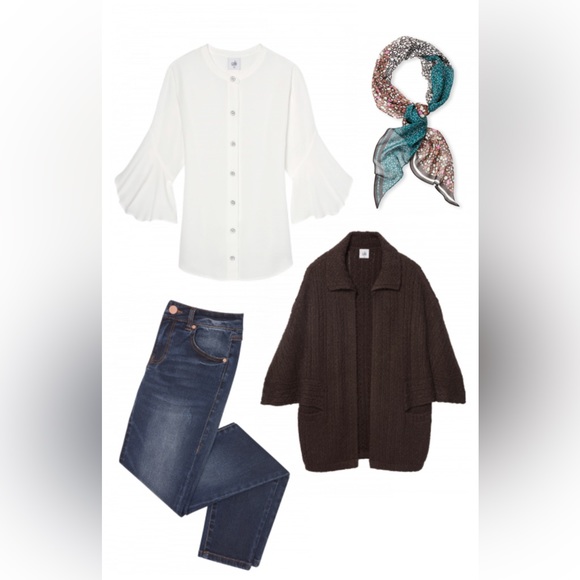 Cabi Repose Cape Sweater - Picture 7 of 12